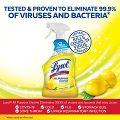 Lysol Lemon Breeze Scented All Purpose Cleaner & Disinfectant Spray - 32 fl oz