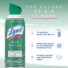 Lysol Mountain Spring Air Sanitizer Spray - 10oz