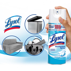 Lysol Crisp Linen Disinfectant Aerosol Spray