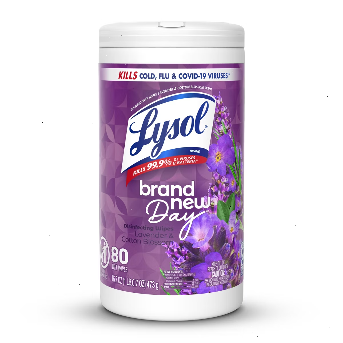 Lysol Lavender Disinfecting Wipe - 80ct